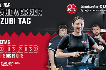 Werbung für den Handwerker-Azubi-Tag 2023 in Nürnberg